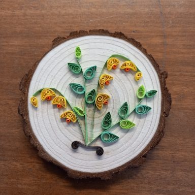 Quilled Wall Plaque - Dyer's Greenweed