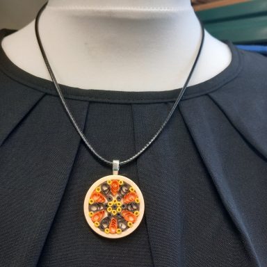 Quilled Pendant 10