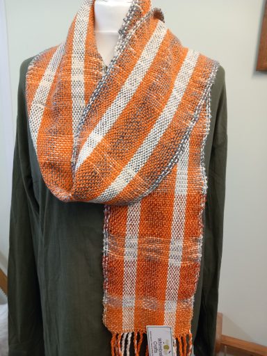 Orange Clouds Scarf