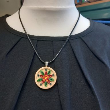 Quilled Pendant 9