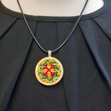Quilled Pendant 18