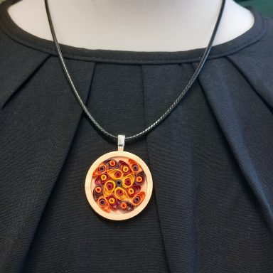Quilled Pendant 17