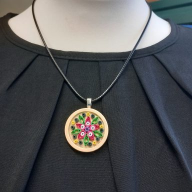 Quilled Pendant 16